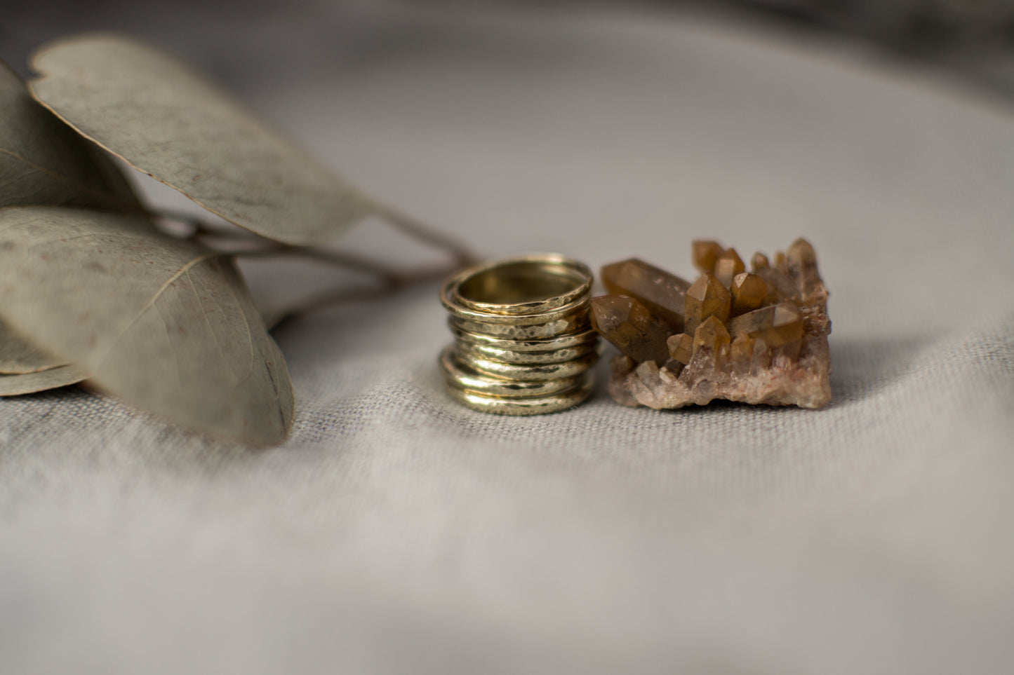 AKIRA STACKING RINGS (Sterling Silver | Brass)